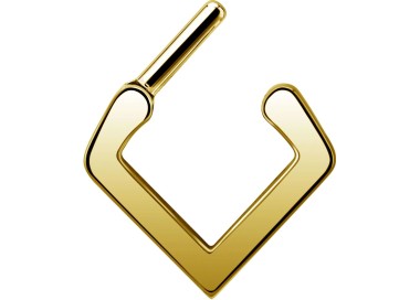 GD 316 PLAIN V SHAPED SEPTUM CLICKER