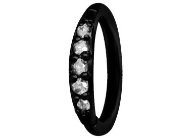 BK 316 HINGED RING SET with Jewels