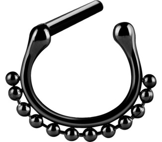 BK 316 SEPTUM CLICKERS SIDE BALL CHAIN
