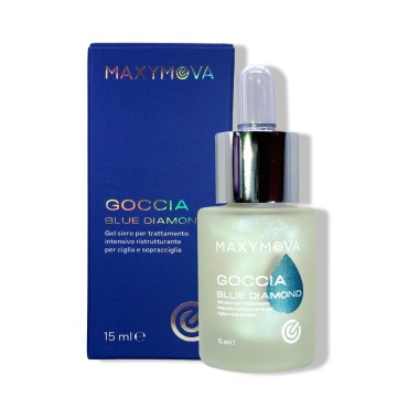 GOCCIA Blue Diamond - Siero Ristrutturante Ciglia e Sopracciglia MAXYMOVA - 15 ml 2