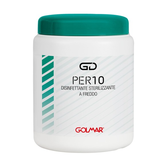 GOLMAR GD PER10 Sterilizzante Peracetico - 500 g