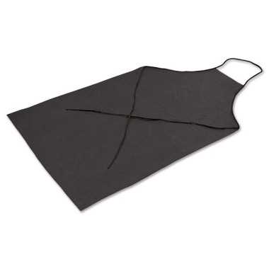 Grembiule Monouso Nero in Polietilene - 50 pz