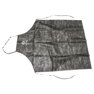 Grembiule Nero Politenato Carta-Plastica - 10 pz