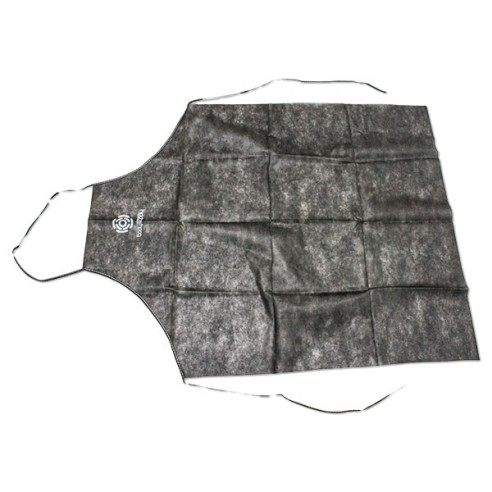 Grembiule Nero Politenato Carta-Plastica - 10 pz