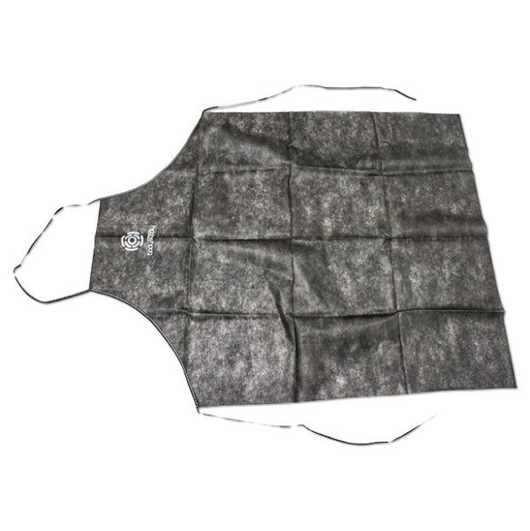 Grembiule Nero Politenato Carta-Plastica - 10 pz