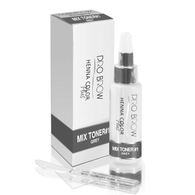 GREY - Henna Color Plus PRO BROW MIX TONER -1 - 10 g