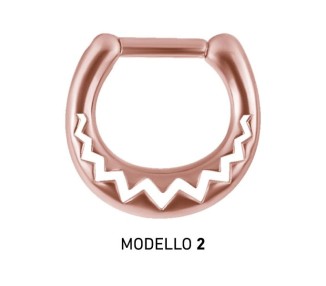 RG 316 SEPTUM CLICKERS AFRICAN PATTERN