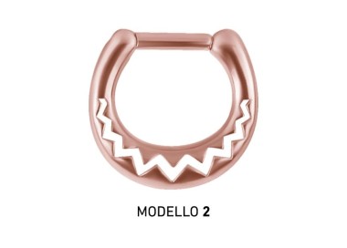 RG 316 SEPTUM CLICKERS AFRICAN PATTERN