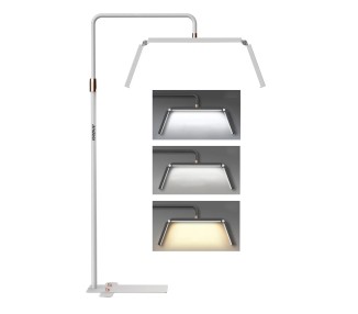 Lampada LED ANDOER Pieghevole - con supporto per Smartphone - Luce Calda Neutra Fredda