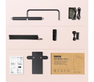 Lampada LED ANDOER Pieghevole - con supporto per Smartphone - Luce Calda Neutra Fredda