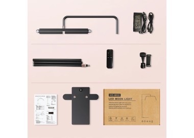 Lampada LED ANDOER Pieghevole - con supporto per Smartphone - Luce Calda Neutra Fredda