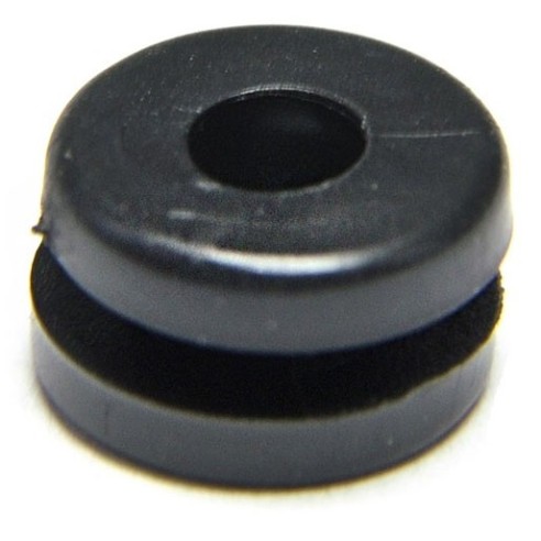 Grommets Premium Neri Autoclavabili per Barra Ago Tattoo - 50 pz