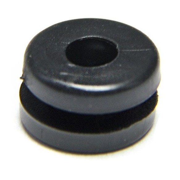 Grommets Premium Neri Autoclavabili per Barra Ago Tattoo - 50 pz