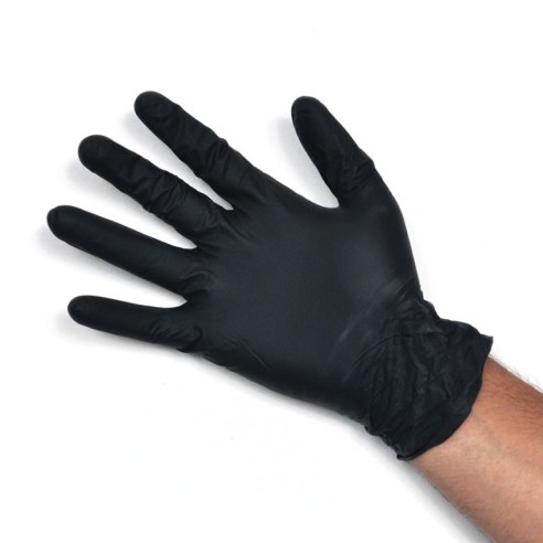 Velo Noir Guanti Neri in Nitrile Senza Polvere - 100 pz