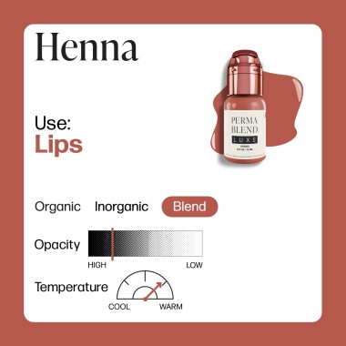 HENNA - Perma Blend Luxe - 15ml - Pigmento PMU REACH 2