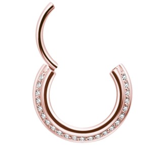 RG 316 TRIPLE SLANTED HINGED RING SET W. ZIRCONIA