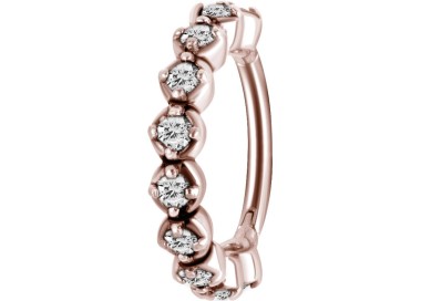 RG 316 HINGED RING W/ZIRCONIA mod.10