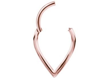 RG 316 PLAIN V SHAPED CLICKER 1,2x8mm