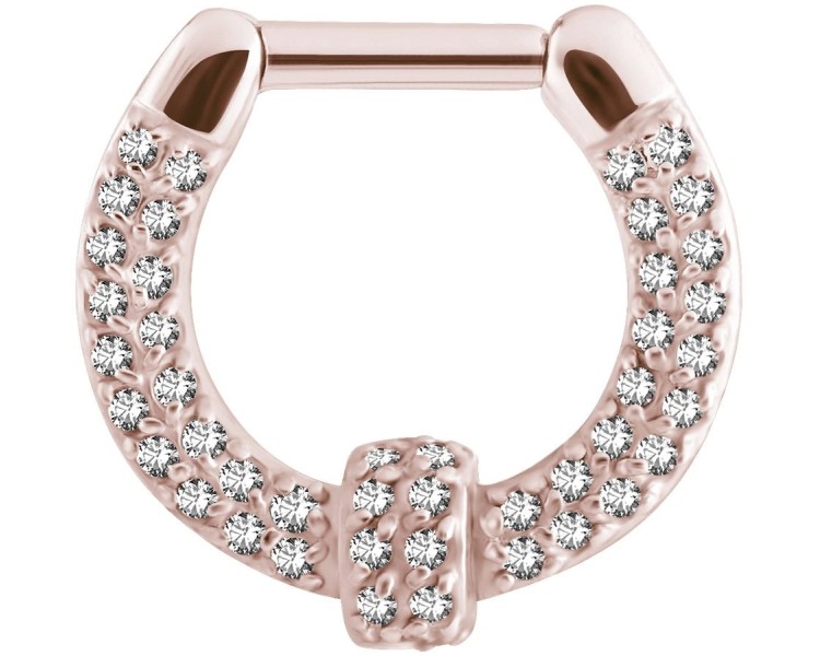RG 316 SEPTUM CLICKERS SWAROVSKI PAVE SETTING RG 316 SEPTUM CLICKERS SWAROVSKI PAVE SETTING