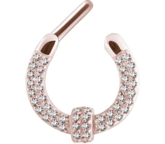 RG 316 SEPTUM CLICKERS SWAROVSKI PAVE SETTING