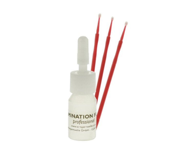 FLUIDO per Laminazione - 3ml + Microbrushes - 25pz. wimpernwelle FLUIDO per Laminazione - 3ml + Microbrushes - 25pz. wimpernwelle