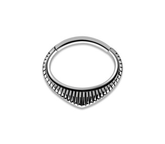 SS 316 HINGED SEPTUM & DAITH CLICKERS 1,2x6mm mod.3