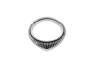 SS 316 HINGED SEPTUM & DAITH CLICKERS 1,2x6mm mod.3