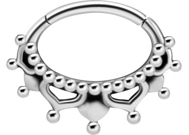 SS 316 HINGED SEPTUM & DAITH CLICKERS 1,2x6mm mod.8