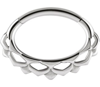 SS 316 HINGED SEPTUM & DAITH CLICKERS 1,2x6mm mod.9