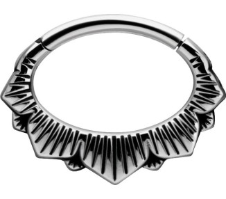 SS 316 HINGED SEPTUM & DAITH CLICKERS 1,2x6mm mod.7