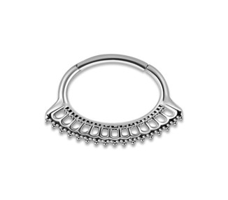 SS 316 HINGED SEPTUM & DAITH CLICKERS 1,2x6mm mod.10
