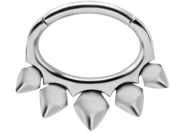 SS 316 HINGED SEPTUM & DAITH CLICKERS 1,2x6mm mod.14