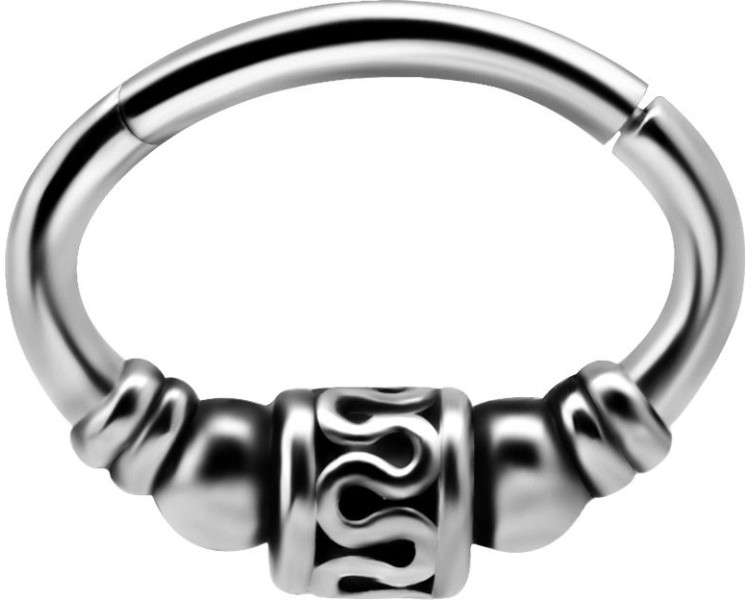 SS 316 HINGED SEPTUM & DAITH CLICKERS 1,2x6mm mod.12 SS 316 HINGED SEPTUM & DAITH CLICKERS 1,2x6mm mod.12
