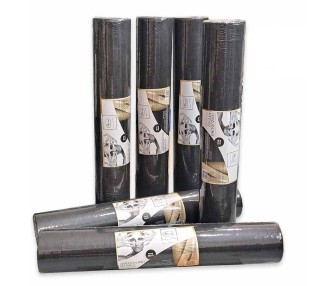 6 Rotoli di Lenzuolino TNT+PLP Nero per Lettino - 60cm x 70mt. ro.ial