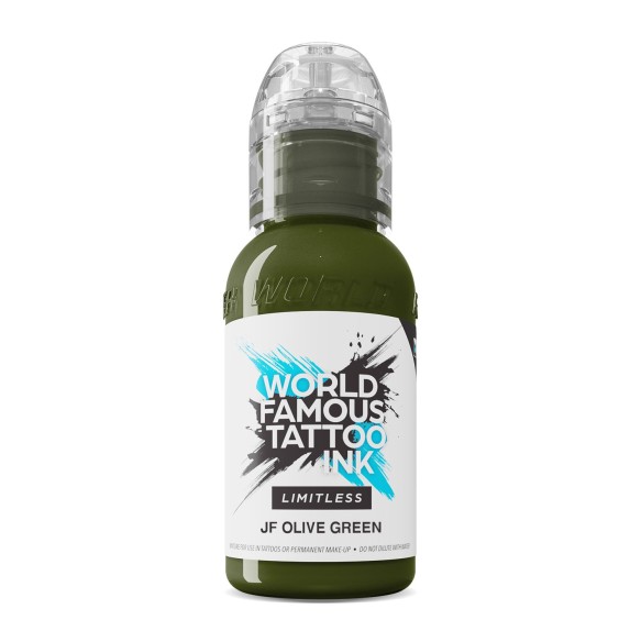 JF OLIVE GREEN - World Famous Limitless - 30ml - Colore Tattoo REACH