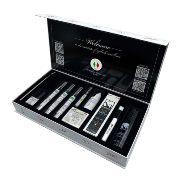 KIT MADE IN ITALY con Genie laminazione-tinta ciglia (30 applicazioni) - KALENTIN