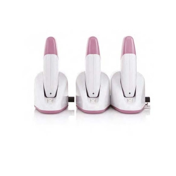 Kit Rullo Modulare Scaldacera XANITALIA PRO - Base + Manipolo 100 ml - Rosa o Verde