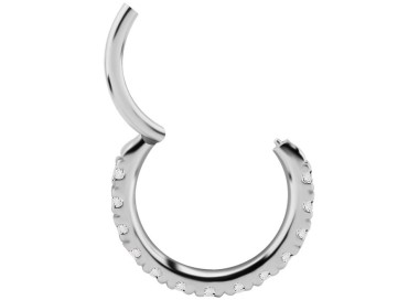 SS 316 HINGED RING SET with Jewels
