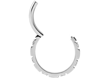 SS 316 HINGED RING SET with Jewels