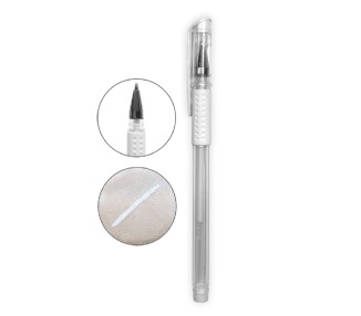 Penna Bianca PRO BROW ad Inchiostro Lavabile per Pelle pro brow