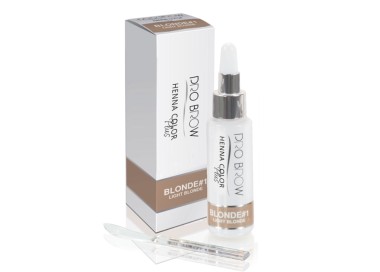 LIGHT BLONDE - Henna Color Plus PRO BROW BLONDE-1 - 10 gr. pro brow