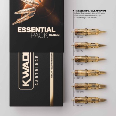 Kwadron Cartridge System Magnum Essential Pack - Cartucce Aghi Tattoo - 18 pz 2