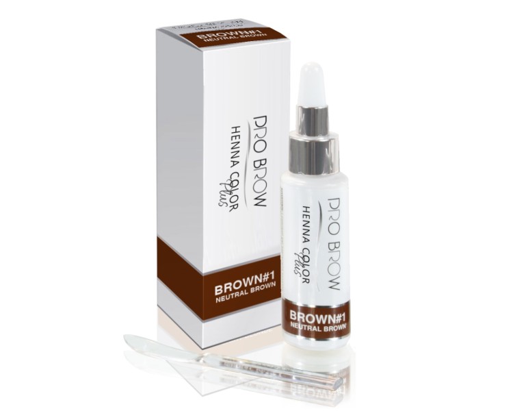 NEUTRAL BROWN - Henna Color Plus PRO BROW BROWN-1 - 10 gr. pro brow NEUTRAL BROWN - Henna Color Plus PRO BROW BROWN-1 - 10 gr. pro brow