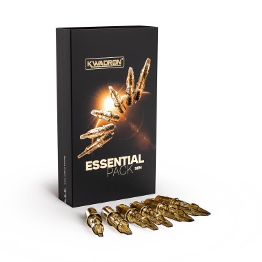 Kwadron Cartridge System SEM Essential Pack - Cartucce Aghi Tattoo - 18 pz