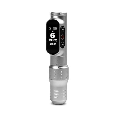 Kwadron MICROMASTER - Corsa Regolabile (2.0 - 3.5 mm) - Dermografo Wireless PMU Pen - Argento 2