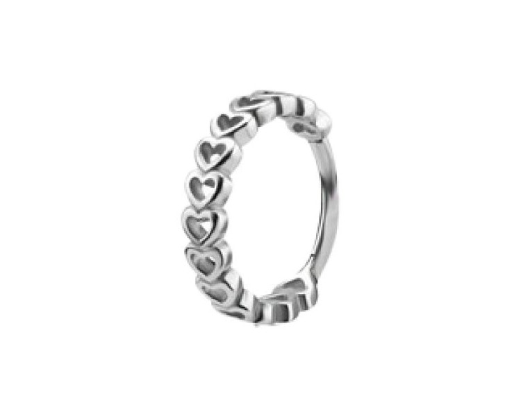 SS 316 HINGED RING (HEARTS) 1,2x12mm SS 316 HINGED RING (HEARTS) 1,2x12mm
