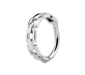 SS 316 HINGED RING (CHAIN STYLE) 1,2x12mm