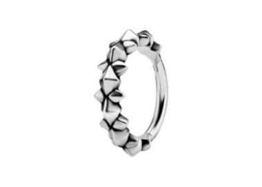 SS 316 HINGED RING (PYRAMIDS & SPIKES) 1,2x12mm