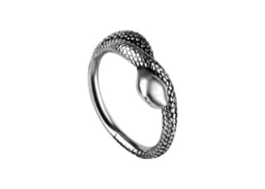 SS 316 HINGED RING (SNAKE) 1,2x12mm