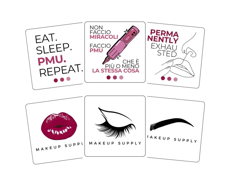 Bundle 6 Adesivi MakeUp Supply makeup supply Bundle 6 Adesivi MakeUp Supply makeup supply